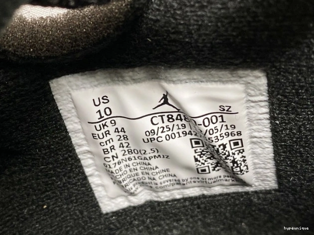 HYPE x 5 Jordan Off-White Black CT8480-001 Air 0723